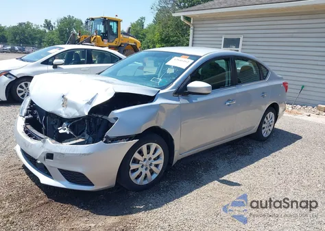 2019 Nissan Sentra S из США, поврежденный, VIN 3N1AB7AP1KY278002